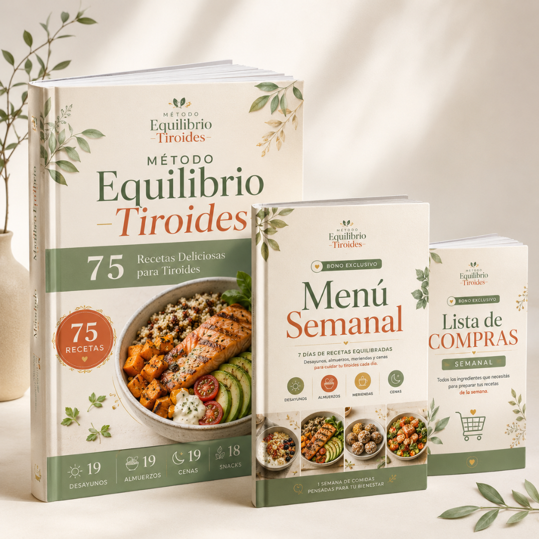 METODO EQUILIBRIO TIROIDES + 75 RECETAS DELICIOSAS + 2 BONUS